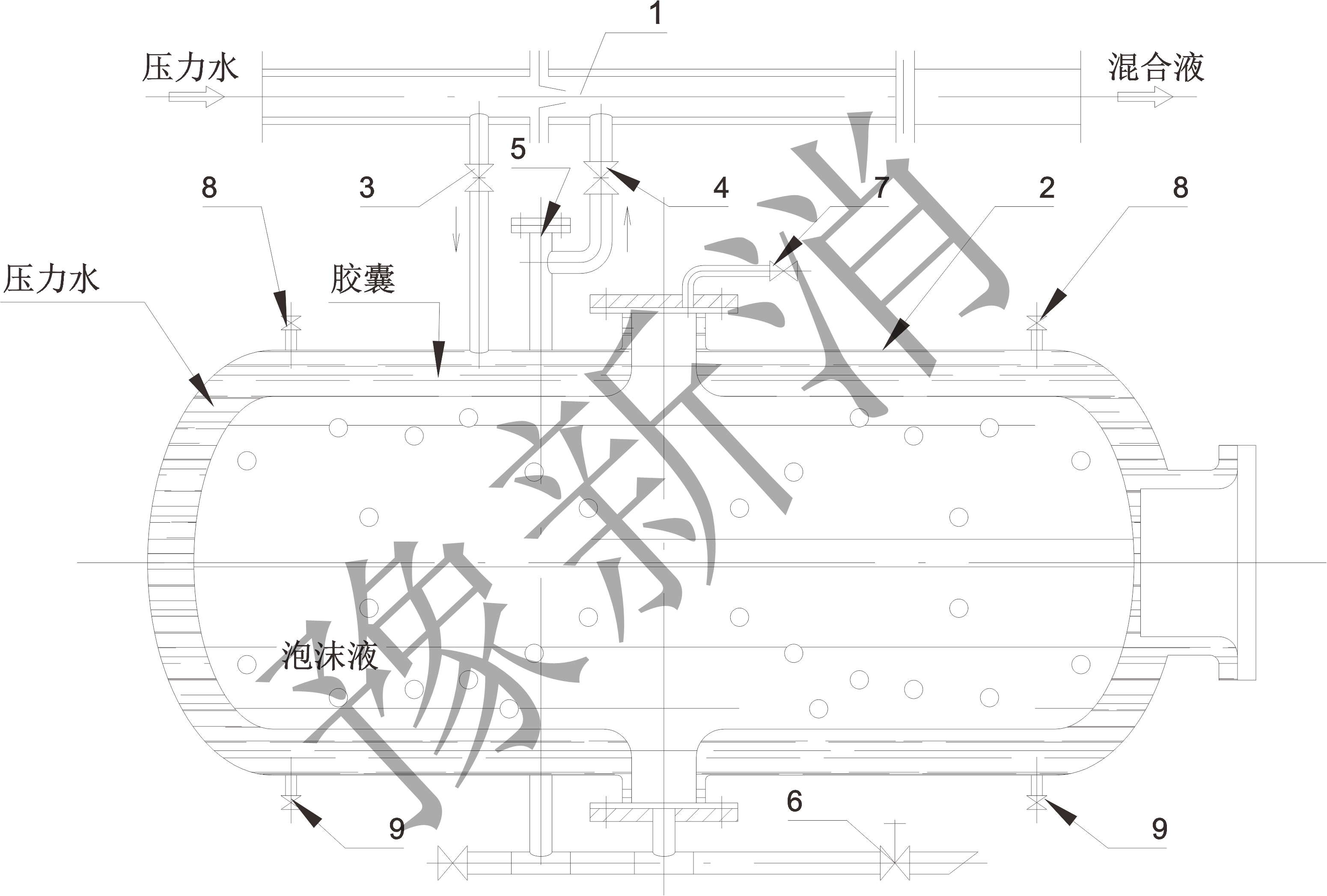 比例混合装置工作原理图